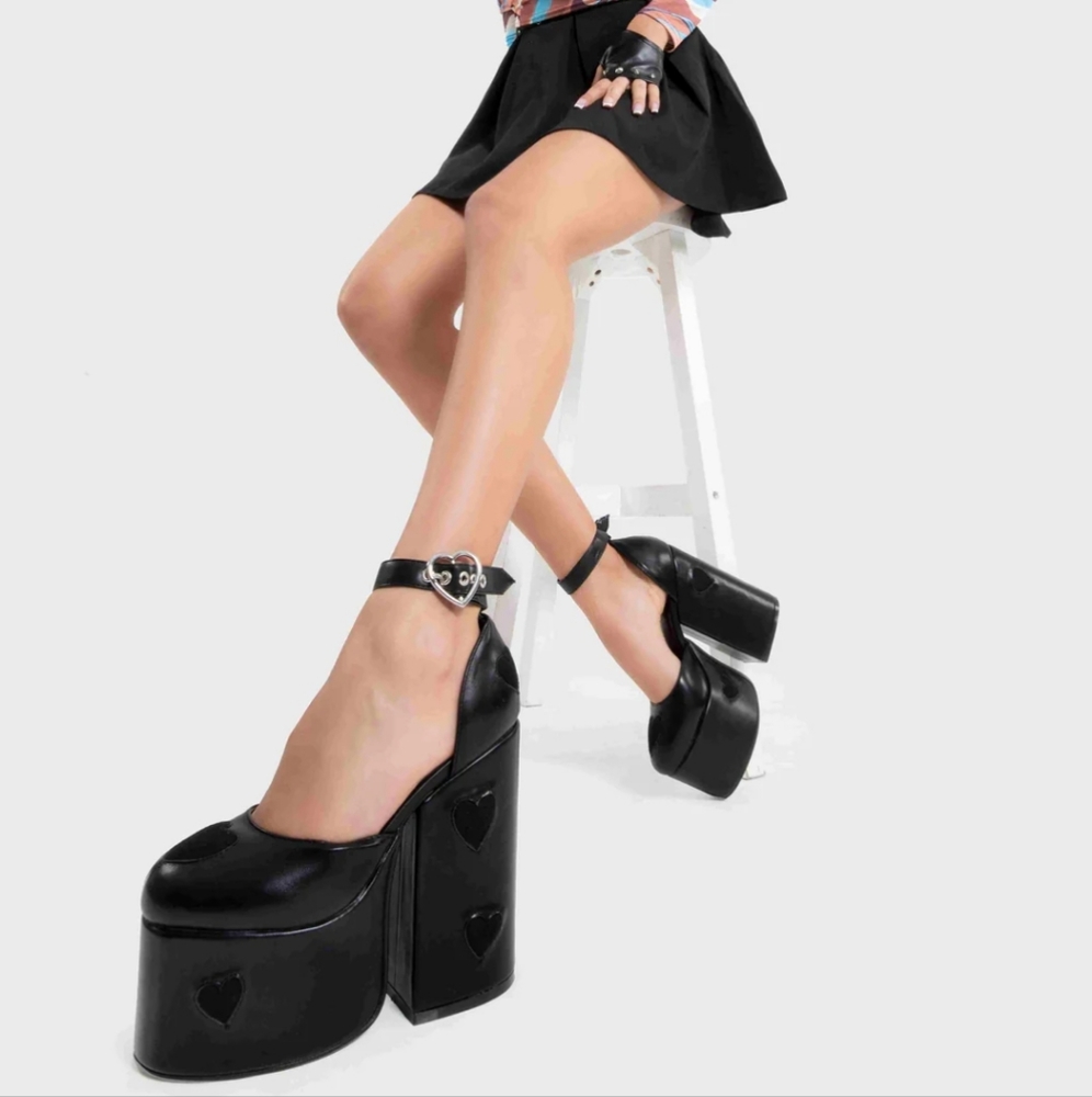 Translate Love Platform Heels